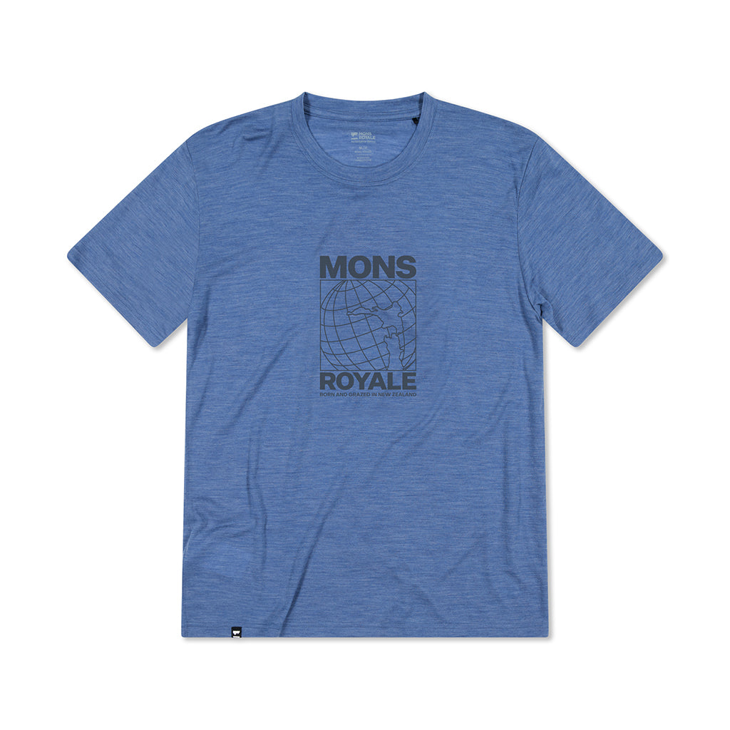 Zephyr Merino Tencel™ T-Shirt - Steel Blue