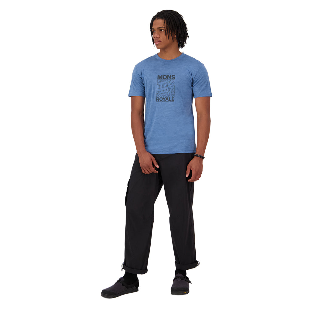 Zephyr Merino Tencel™ T-Shirt - Steel Blue