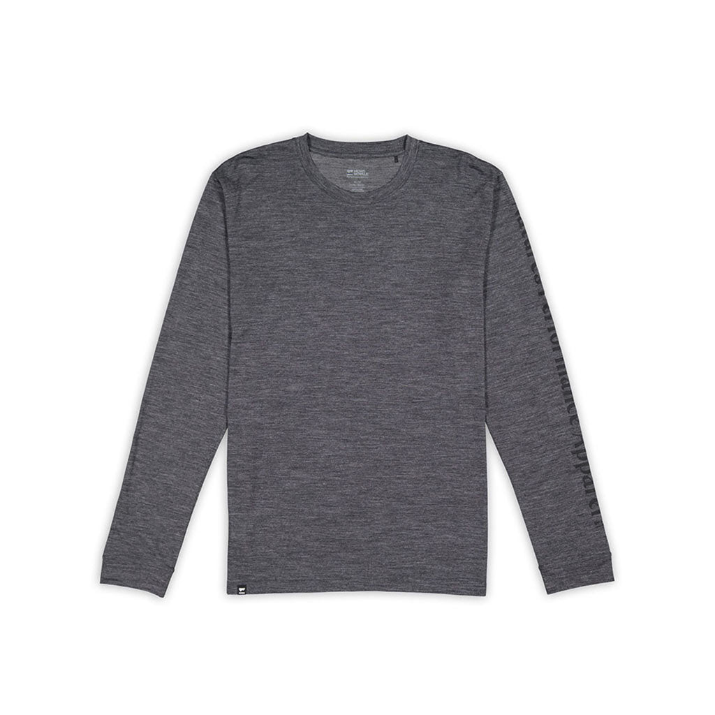 Mens Zephyr Merino Tencel™ Long Sleeve Smoke