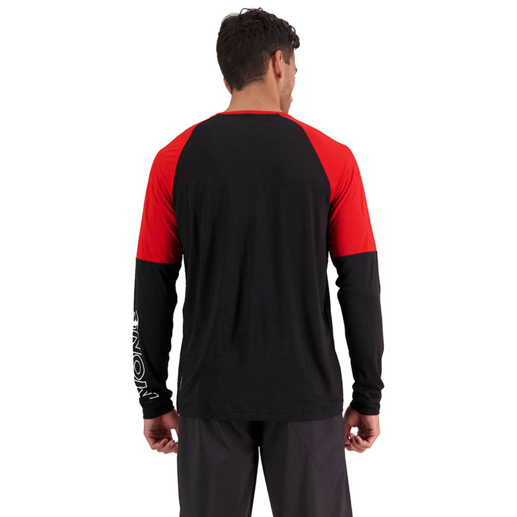 Tarn Merino Shift Wind Jersey - Retro Red / Black