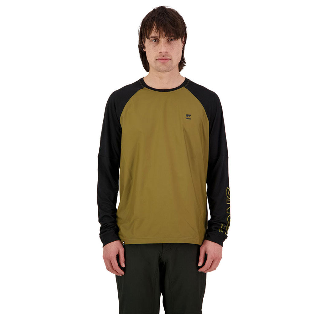 Tarn Merino Shift Wind Jersey - Lichen / Black