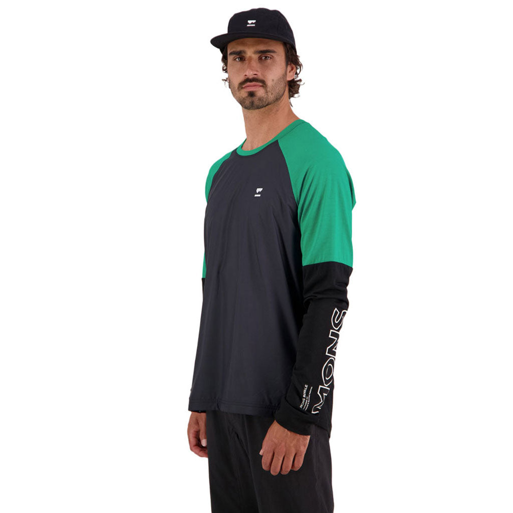 Tarn Merino Shift Wind Jersey Pop Green / Black