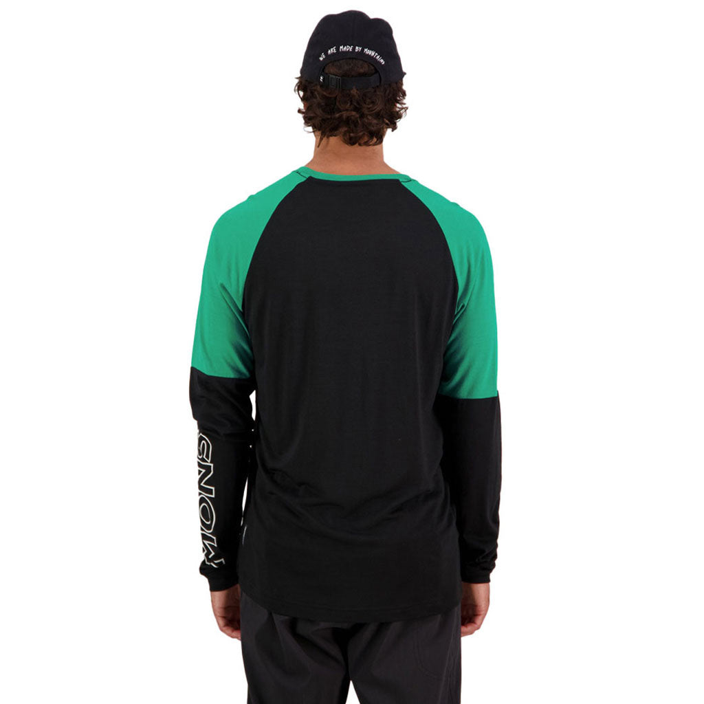 Tarn Merino Shift Wind Jersey Pop Green / Black