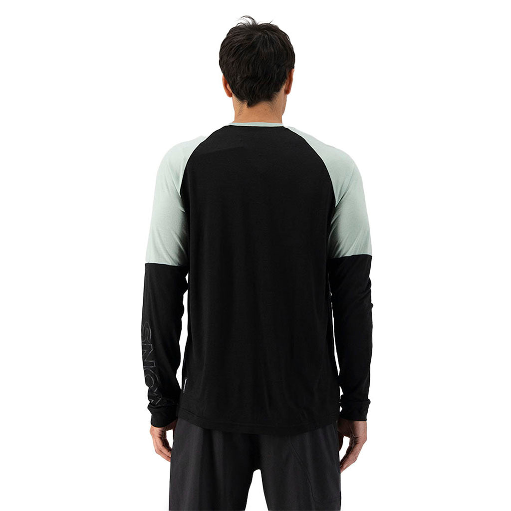 Tarn Merino Shift Wind Jersey Glacier / Black