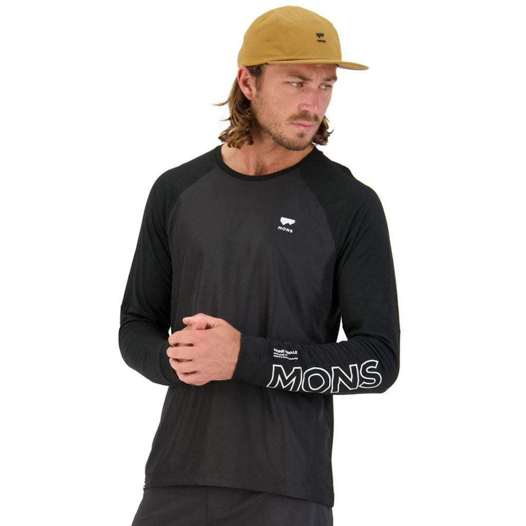 Tarn Merino Shift Wind Jersey Black