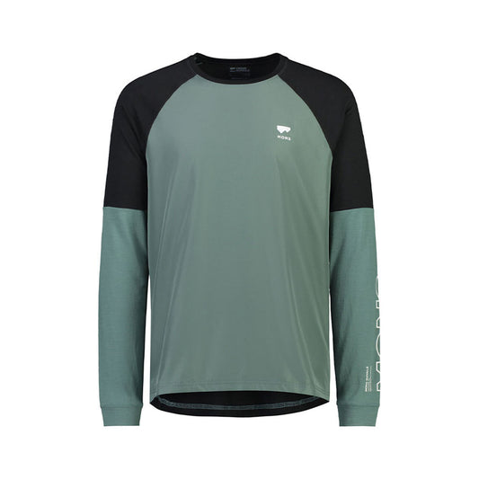 Tarn Merino Shift Wind Jersey Burnt Sage / Black