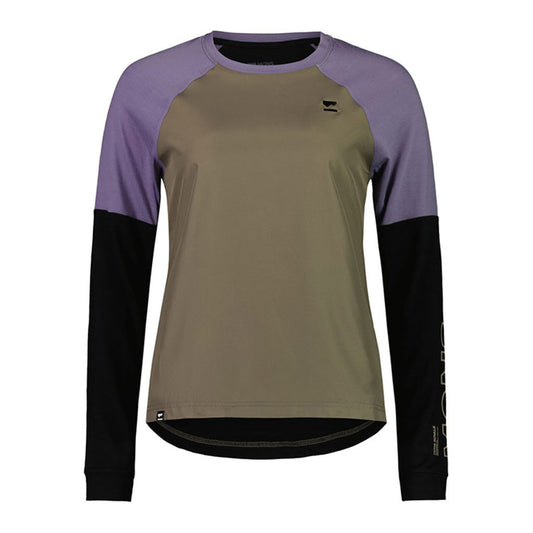 Tarn Merino Shift Wind Jersey - Walnut/Blk/Thistle