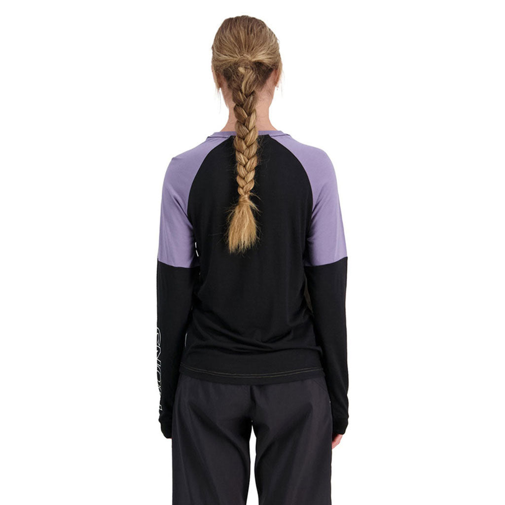 Tarn Merino Shift Wind Jersey - Walnut/Blk/Thistle