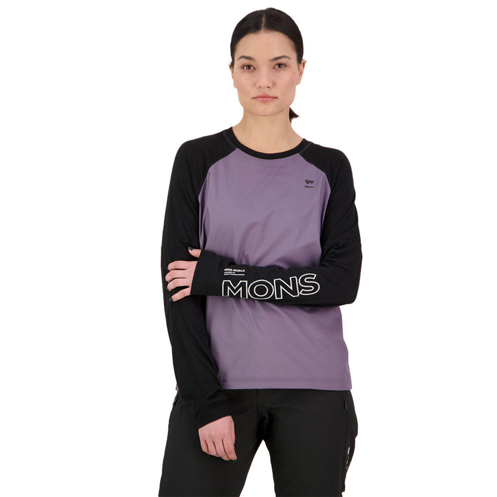 Tarn Merino Shift Wind Jersey - Shark / Black