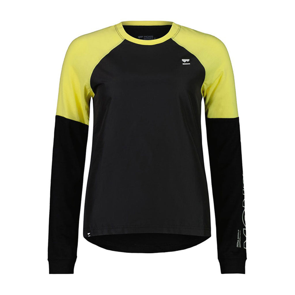 Tarn Merino Shift Wind Jersey - Black / Limelight