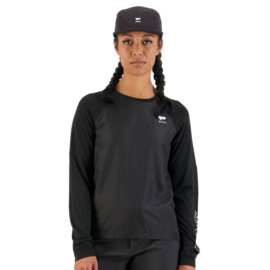 Tarn Merino Shift Wind Jersey Black