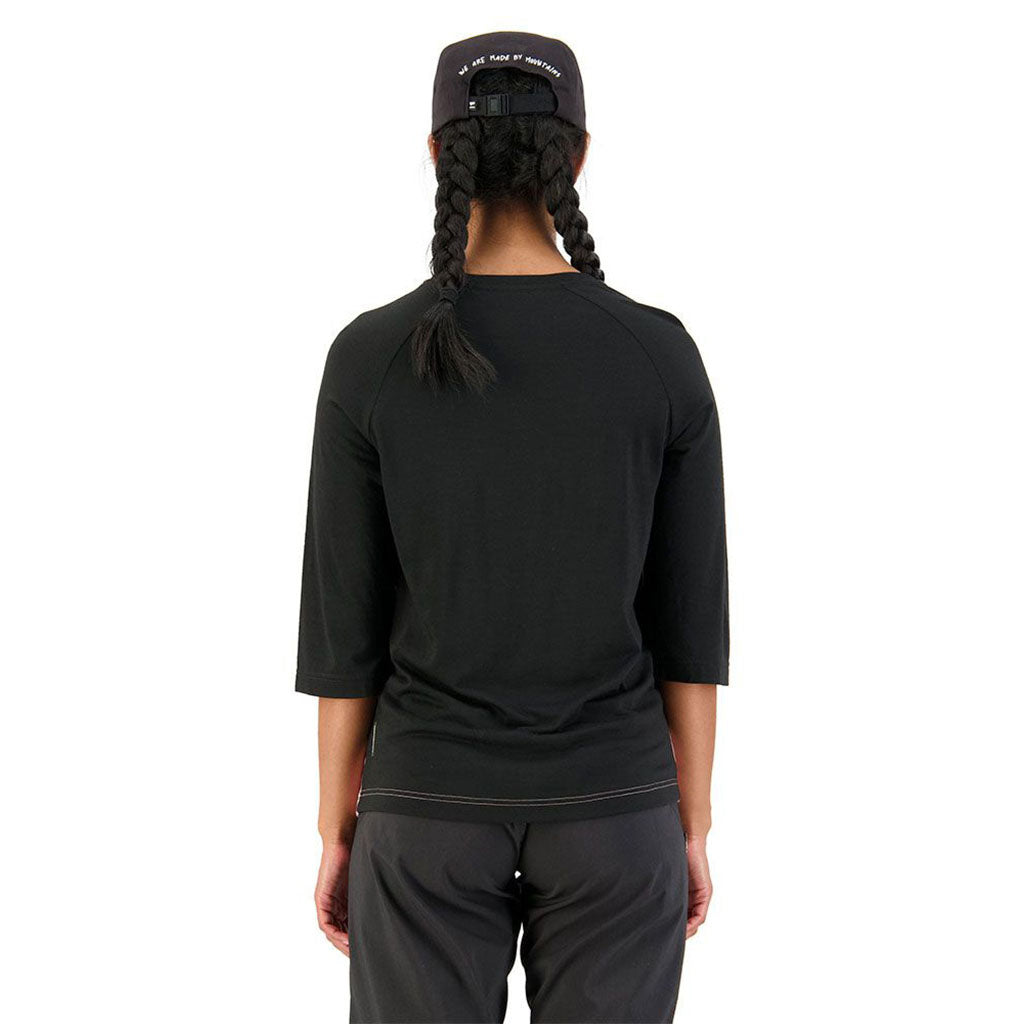 Tarn Merino Shift Raglan 3/4 Black Candy