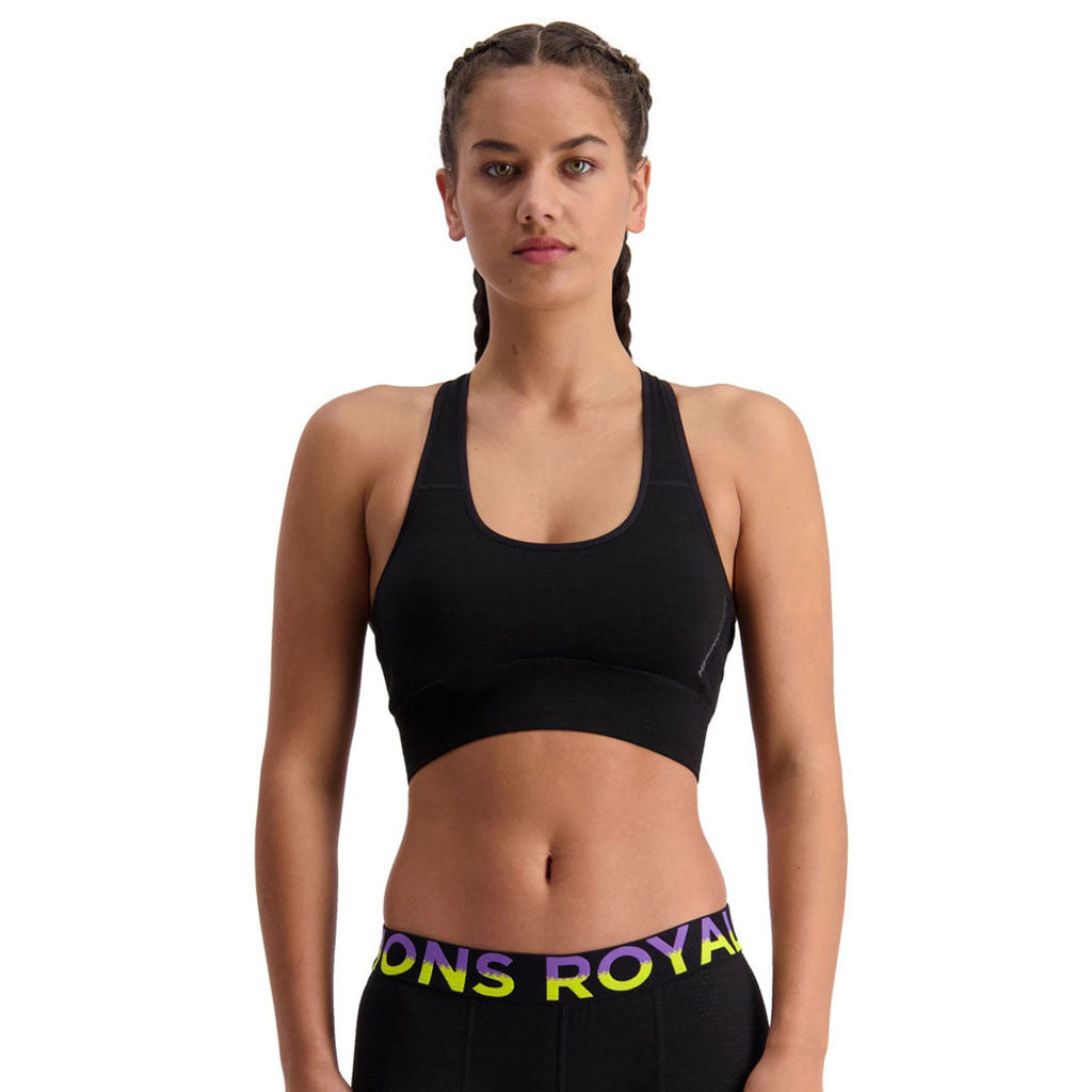Stratos Merino Shift Sports Bra Black