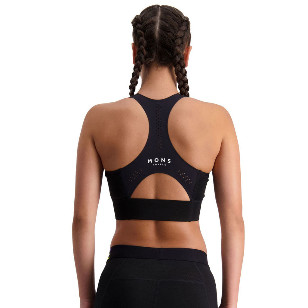 Stratos Merino Shift Sports Bra Black