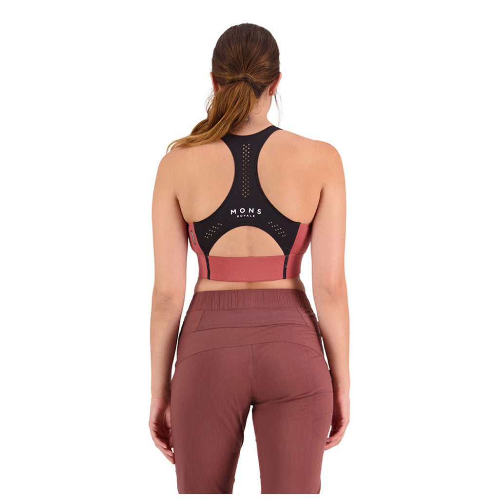 Stratos Merino Shift Sports Bra Terracotta