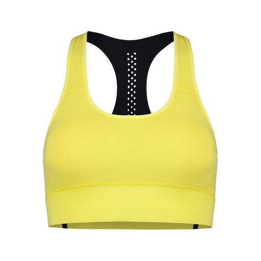 Stratos Merino Shift Sports Bra - Lemonade