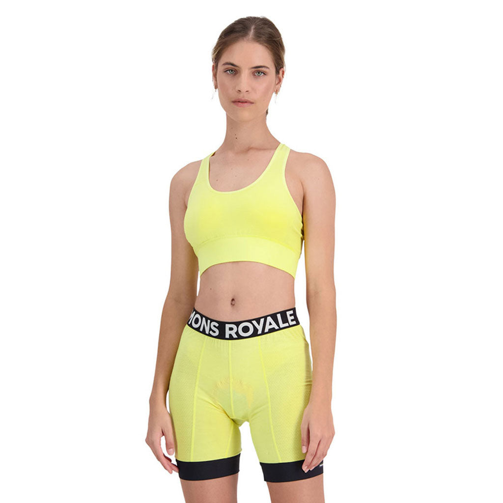 Stratos Merino Shift Sports Bra - Lemonade