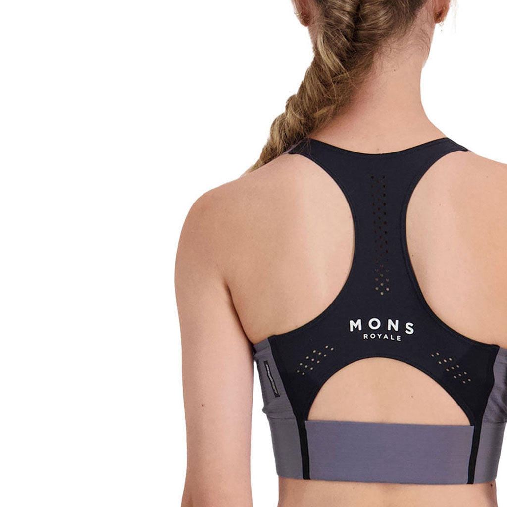 Stratos Merino Shift Sports Bra - Shark