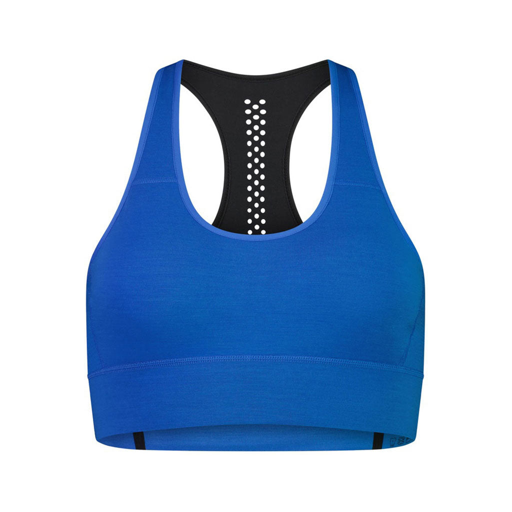 Stratos Merino Shift Sports Bra Pop Blue