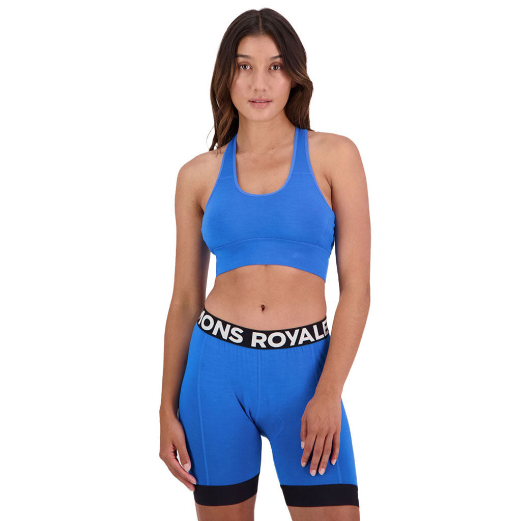 Stratos Merino Shift Sports Bra Pop Blue