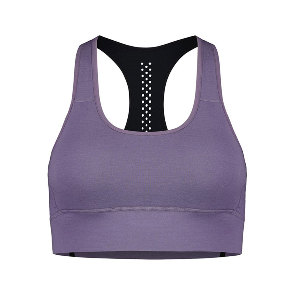 Stratos Merino Shift Sports Bra - Thistle