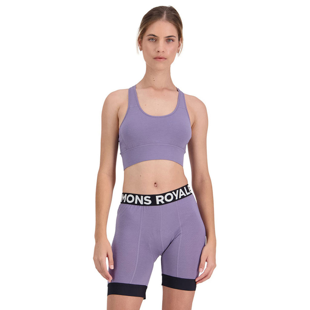 Stratos Merino Shift Sports Bra - Thistle