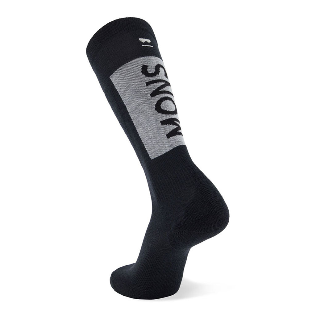 Atlas Merino Snow Sock Black