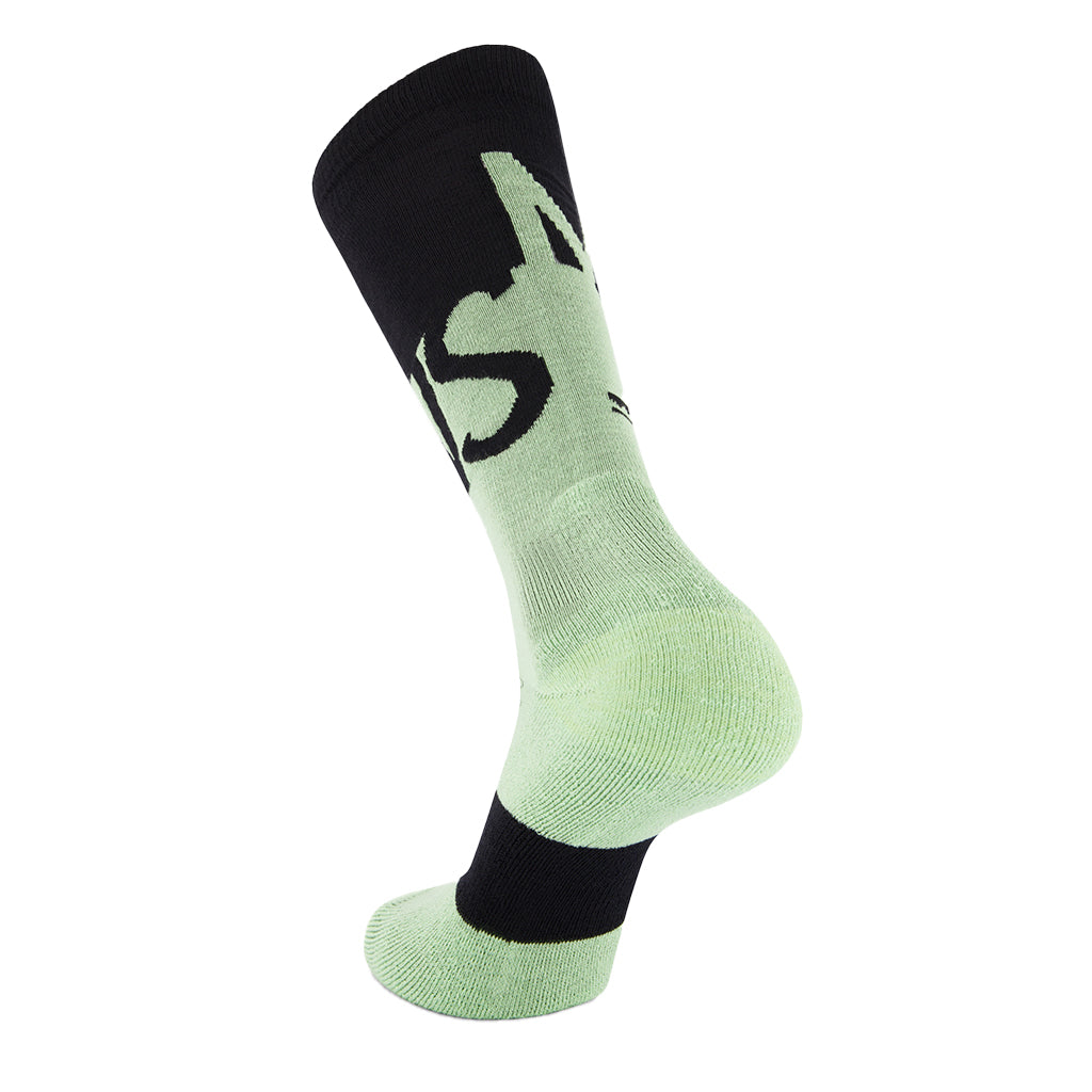 Ultra Cushion Merino Snow Sock - Matcha / Black