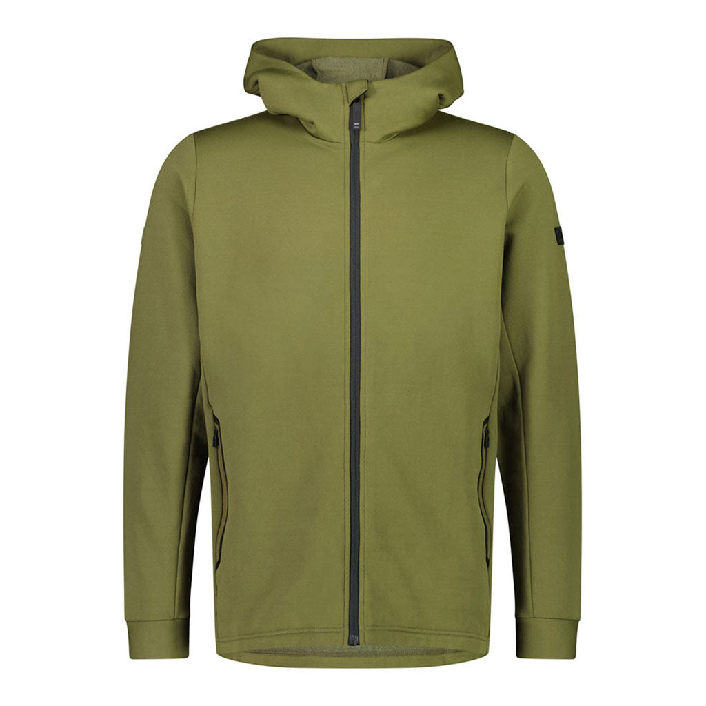 Arcadia Merino Fleece Hoody - Dark Olive