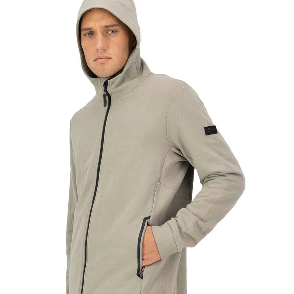 Arcadia Merino Fleece Hoody Dried Sage