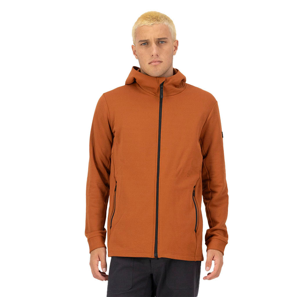 Arcadia Merino Fleece Hoody Ginger