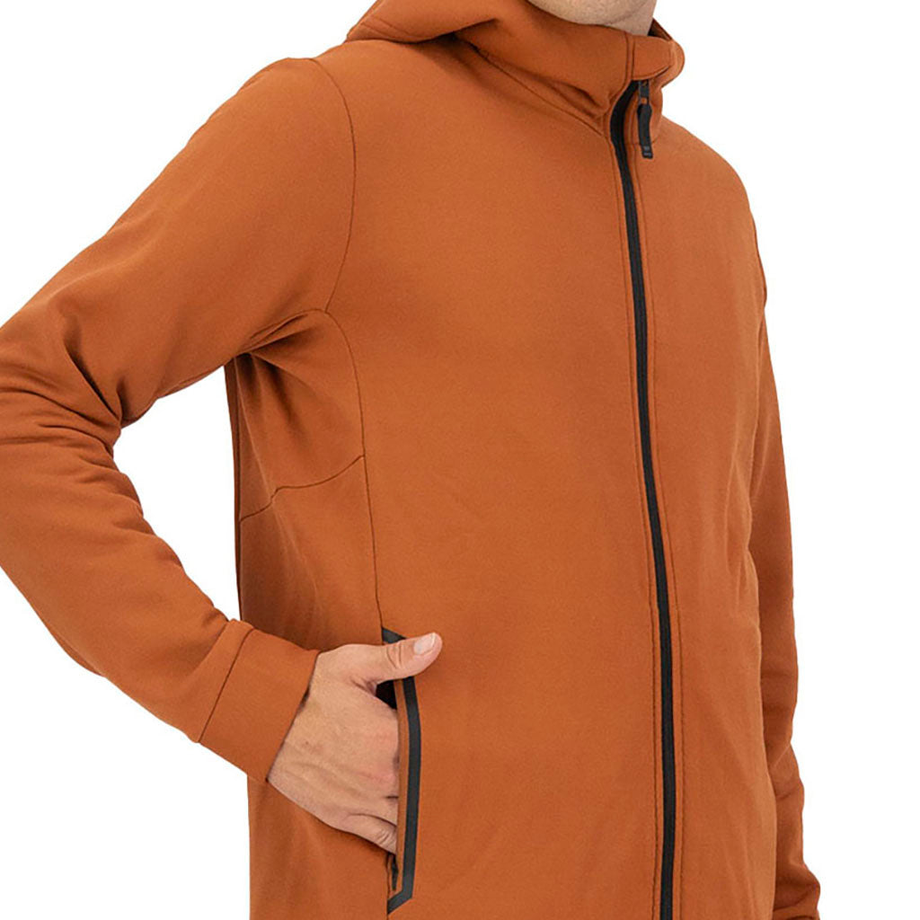 Arcadia Merino Fleece Hoody Ginger