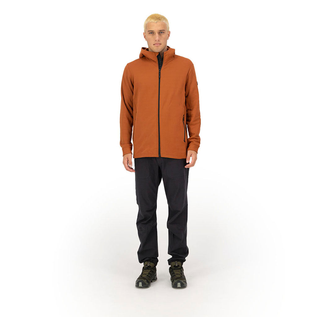 Arcadia Merino Fleece Hoody Ginger