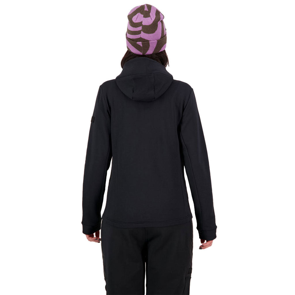 Arcadia Merino Fleece Hoody - Black