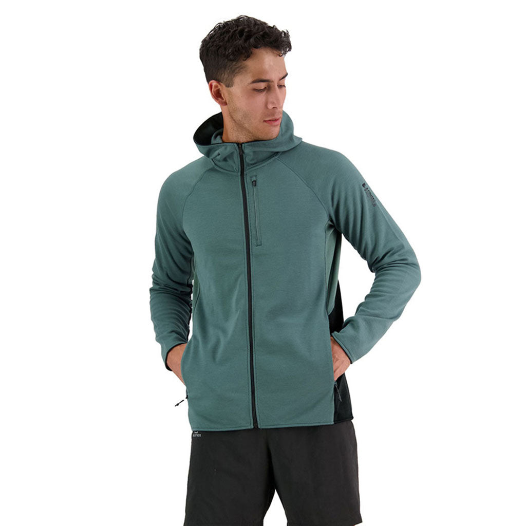 Approach Merino Shift Fleece Hood - Burnt Sage