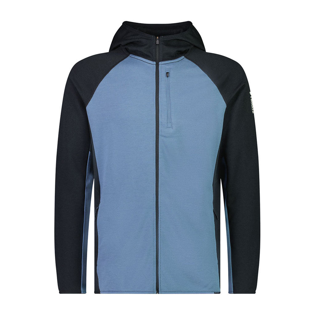 Approach Merino Shift Fleece Hood - Blue Slate/Blk