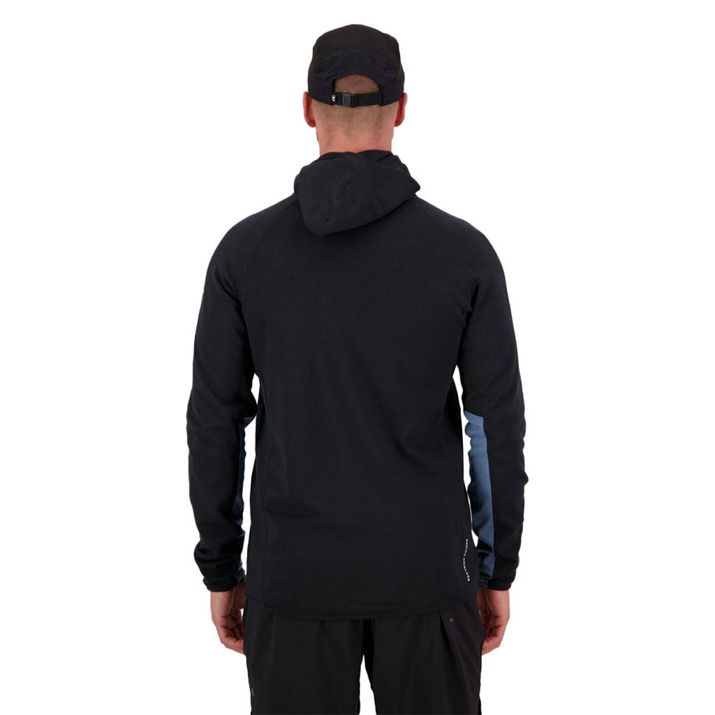 Approach Merino Shift Fleece Hood - Blue Slate/Blk