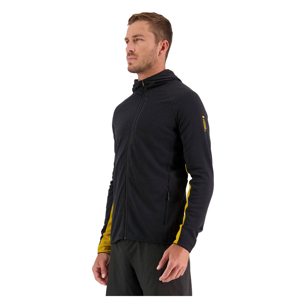 Approach Merino Shift Fleece Hood Black