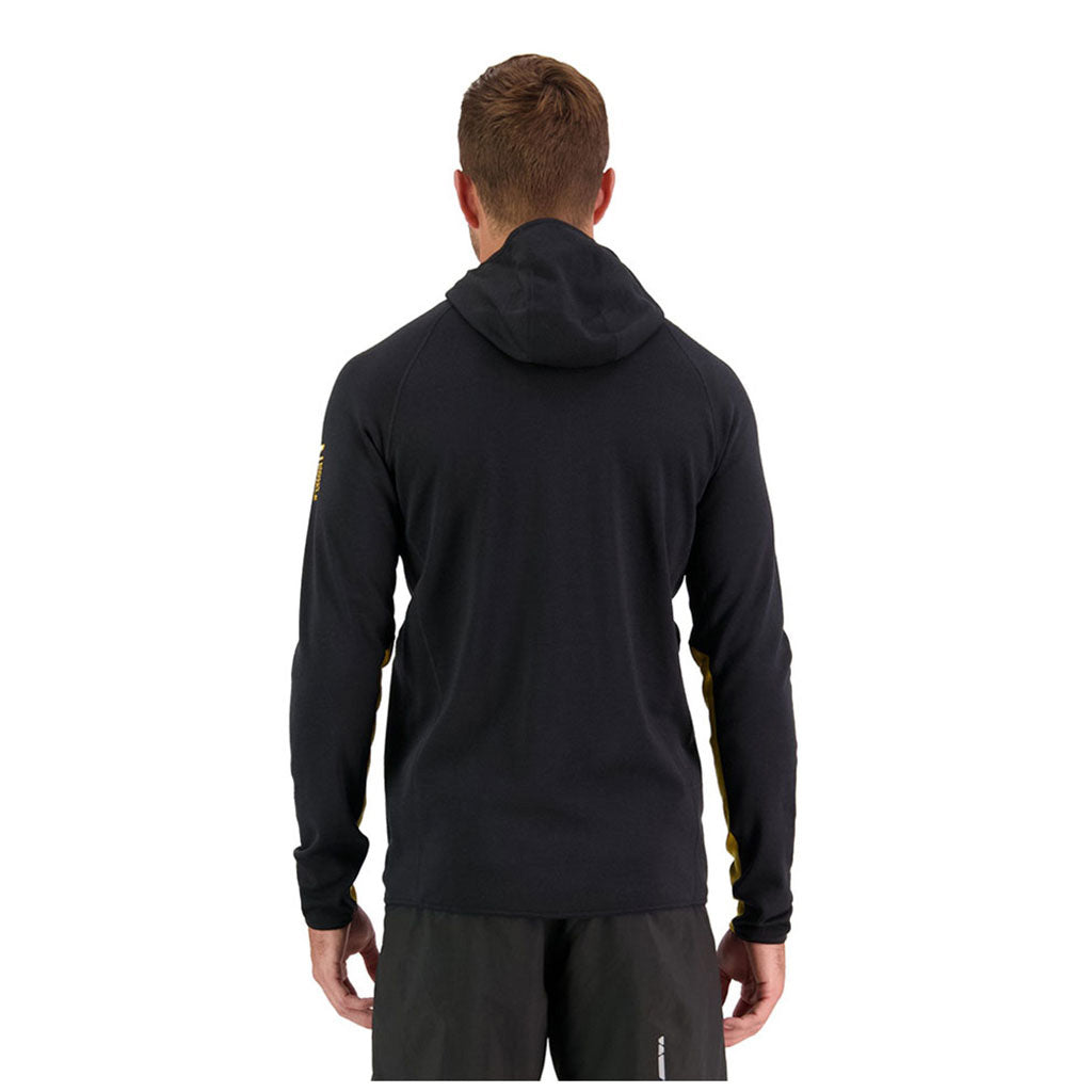 Approach Merino Shift Fleece Hood Black
