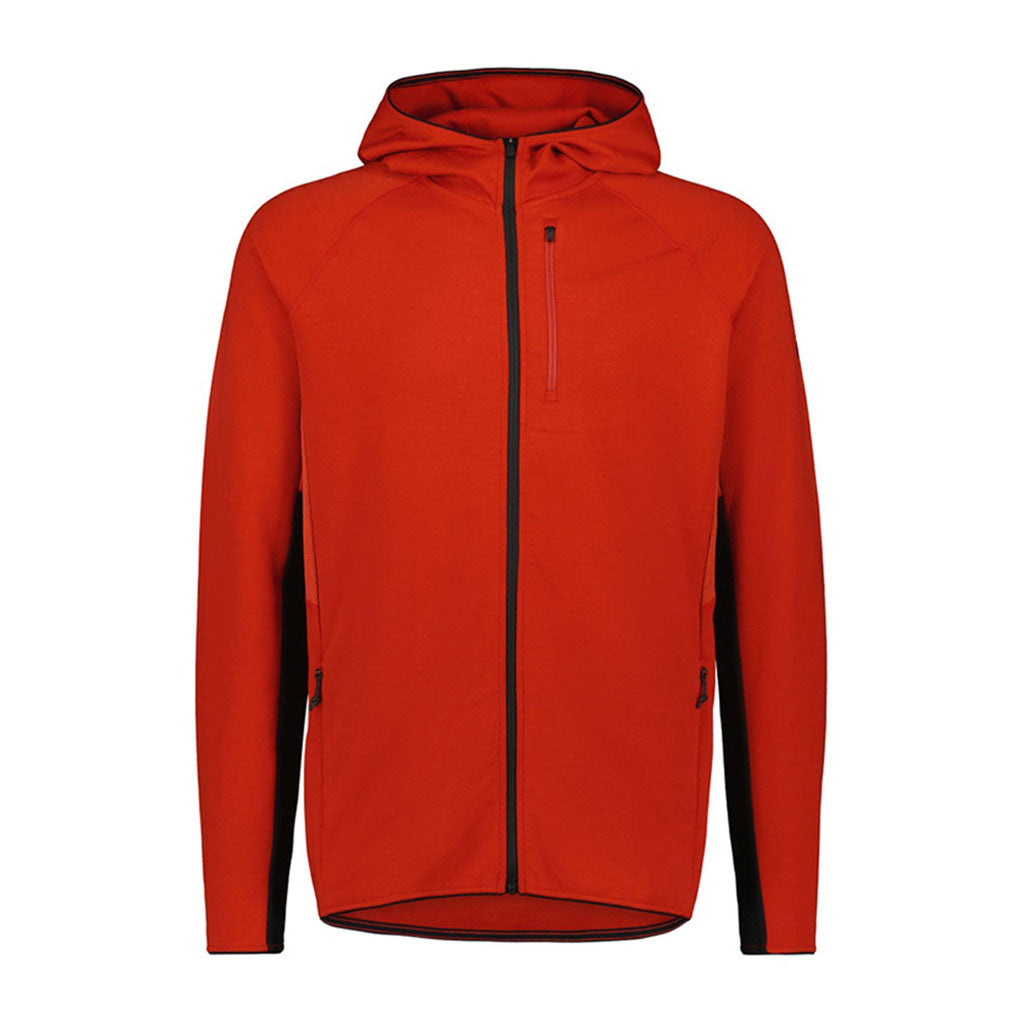 Approach Merino Shift Fleece Hood Retro Red