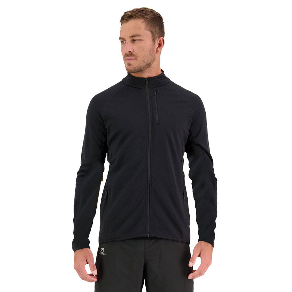 Approach Merino Shift Fleece Jacket - Black