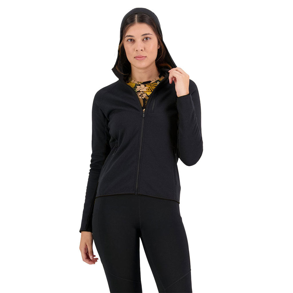 Approach Merino Shift Fleece Hood - Black