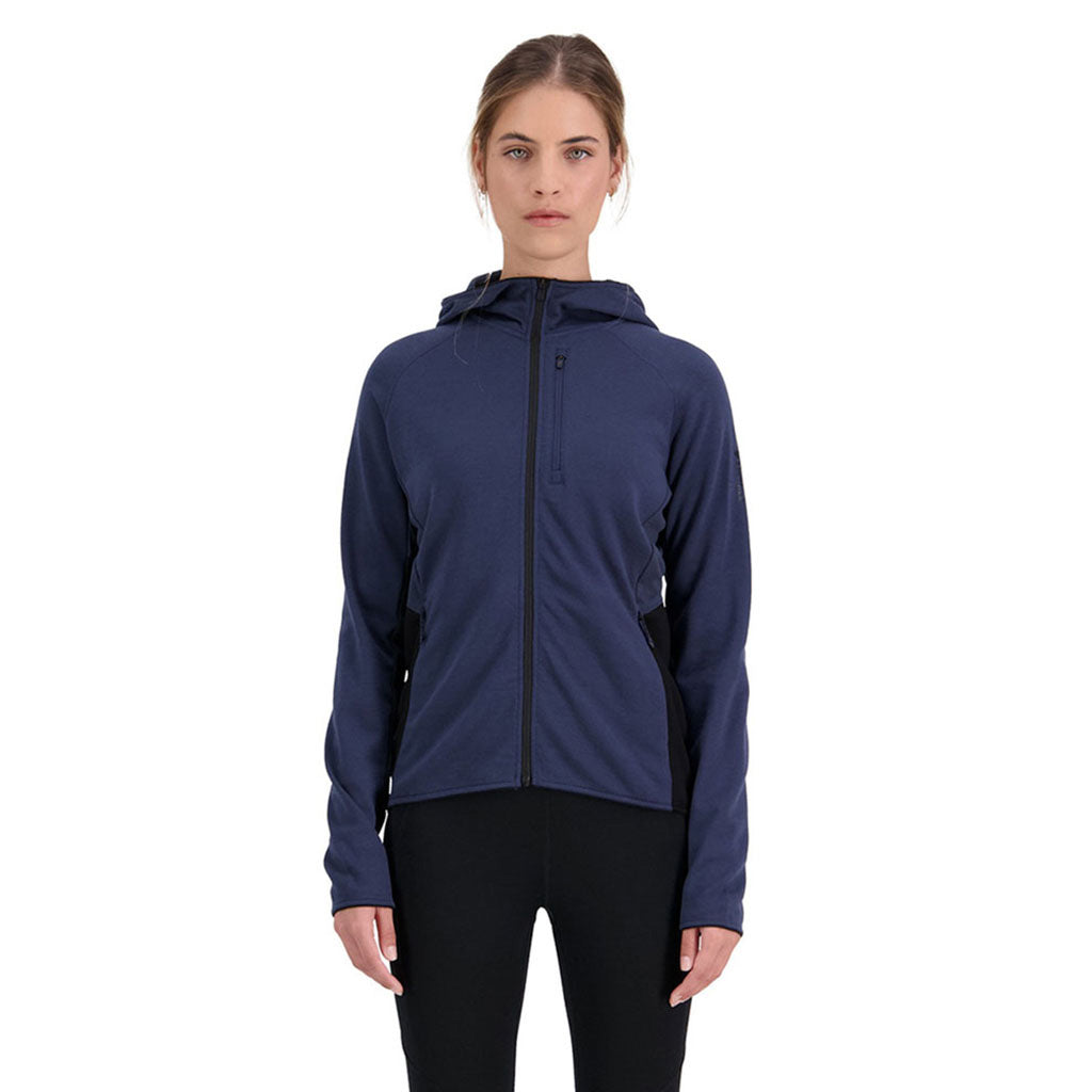 Approach Merino Shift Fleece Hood - Midnight
