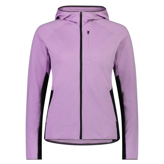 Approach Merino Shift Fleece Hood - Orchid / Black