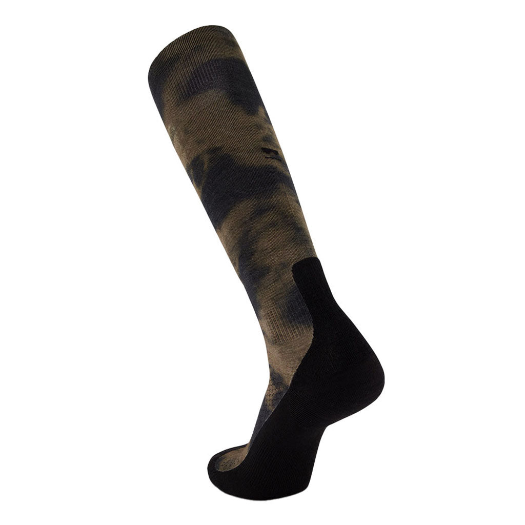 Atlas Merino Snow Sock Digital - Olive Tie Dye