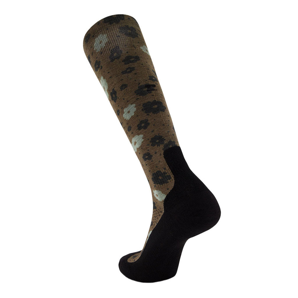 Atlas Merino Snow Sock Digital - Aoraki Lily