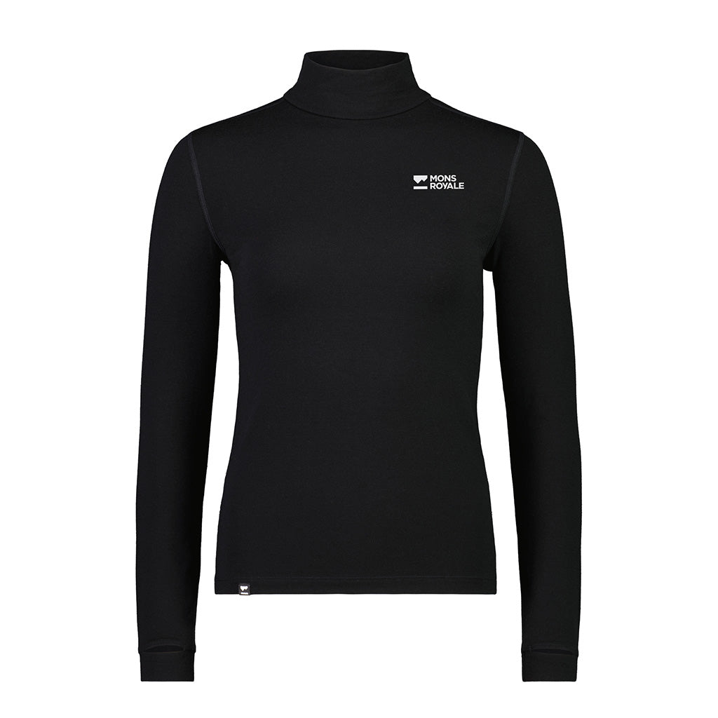 Cascade Merino Base Layer Mock Neck Long Sleeve -