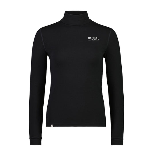 Cascade Merino Base Layer Mock Neck Long Sleeve -