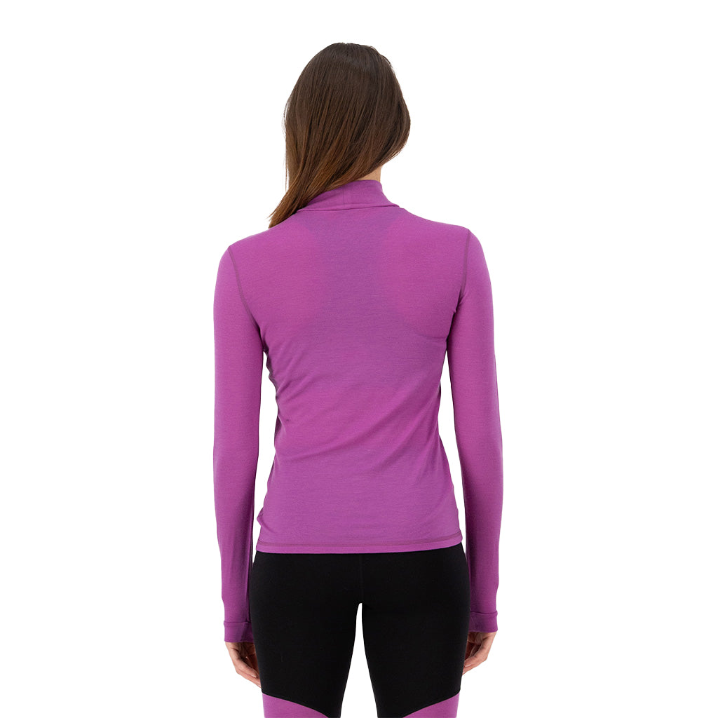 Cascade Merino Base Layer Mock Neck Long Sleeve -