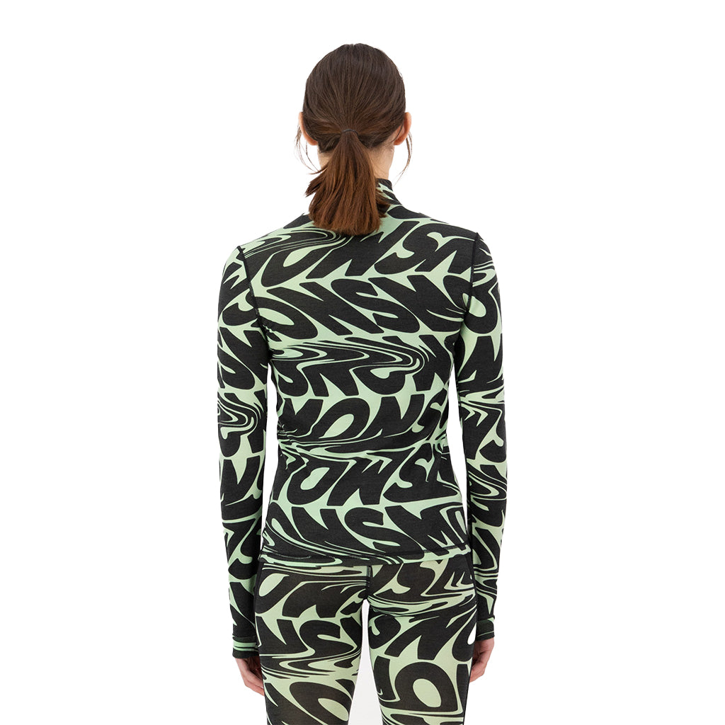 Cascade Merino Base Layer Mock Neck Long Sleeve -